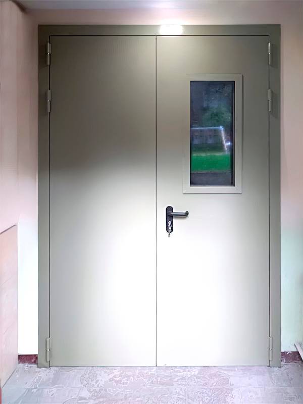 Двустворчатая пожаростойкая дверь (ул. 8-я Парковая, 25)