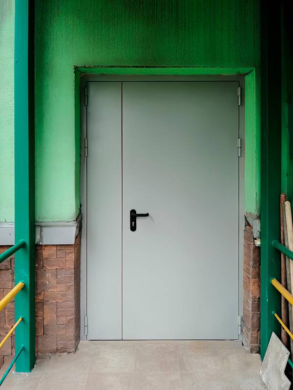 Полуторная дверь в зоне приема Полуторная дверь в зоне приема