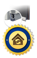 Противопожарные двери с автоматическим выпадающим порогом